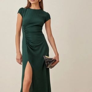 NWT Reformation Frazier Short Sleeve Midi Dress size 2